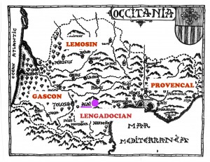 carte des dialectes occitans