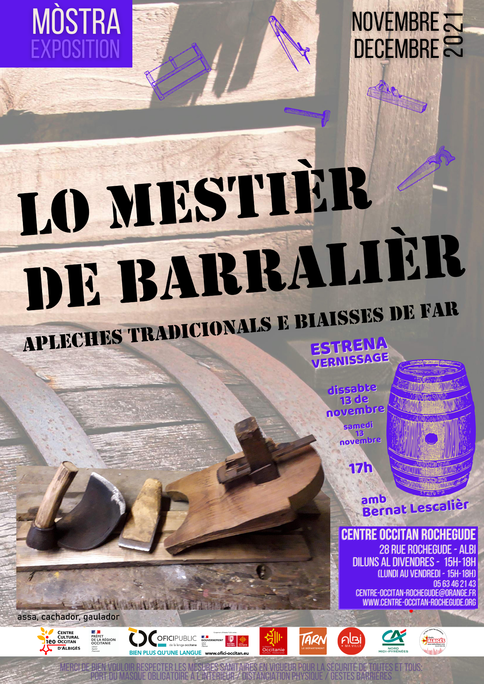 Read more about the article Estrena de la mòstra « Lo mestièr de barralièr » amb Bernat Lescalièr