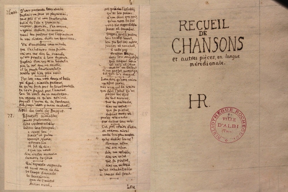 manuscrit rochegude