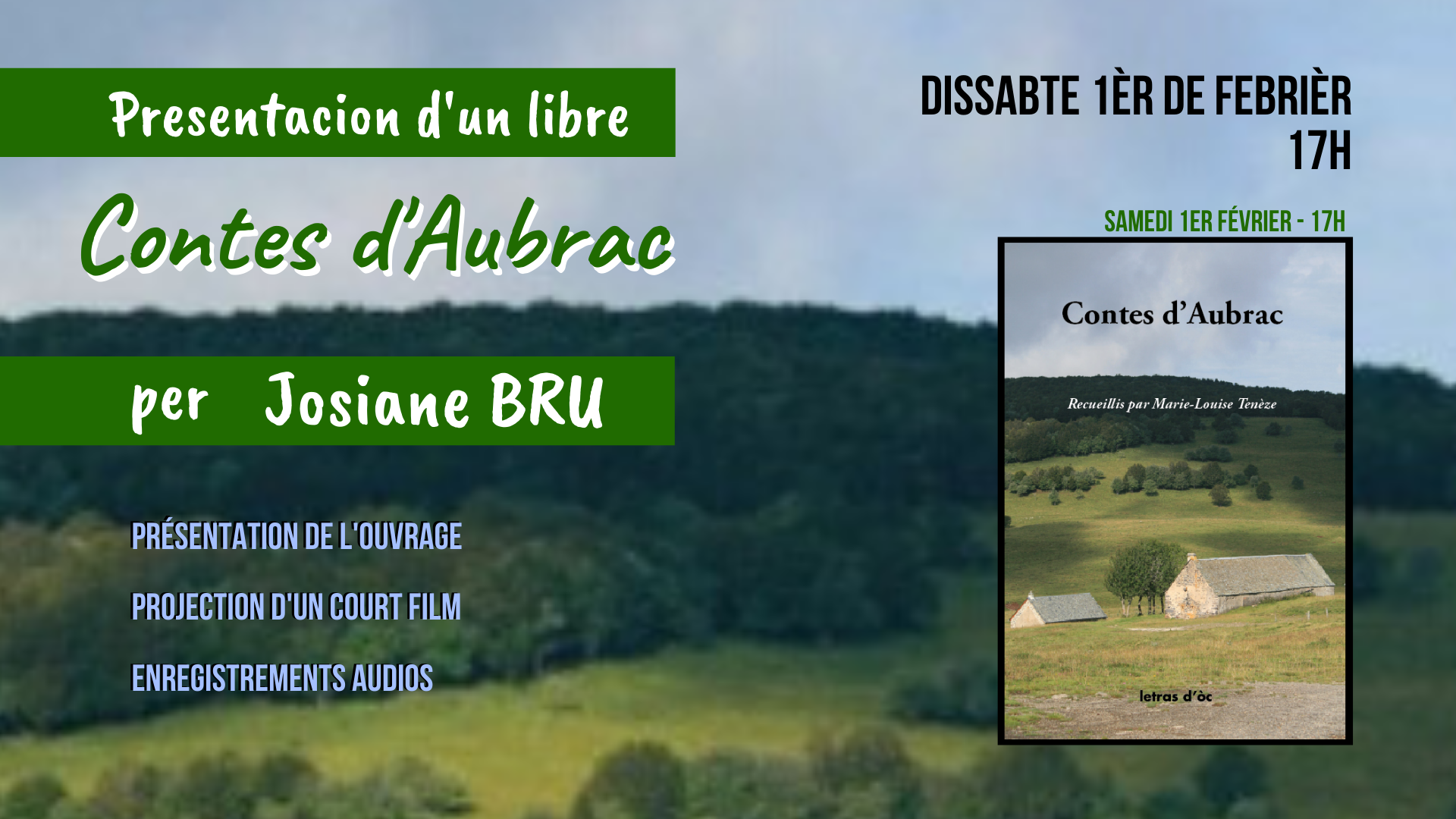 You are currently viewing « Contes d’Aubrac » per Josiane Bru